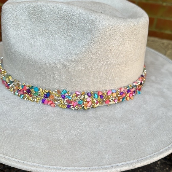 One summer hat that can be worn two ways  floral wreath and a little bling main image 4